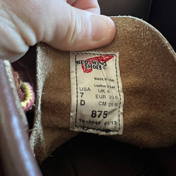 Red Wing Moc Toe 875 Heritage Boots - Picture 4 of 7
